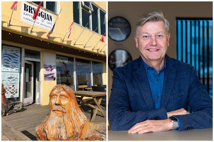 Það er eitthvað krúttlegt og sjarmerarandi við sögu Bryggjunnar í Grindavík, netagerðarhúsið sem byggt var árið 1980 og ilmar núna af pönnukökulykt í bland við netagerðina. Leikkonan Sigorney Weaver auglýsti til dæmis humarsúpu staðarins sem besta matinn í Evrópu, súpuna sem þá var elduð í heimahúsi í Grindavík. Og forsetinn hefur ekki látið sig vanta í heimsókn, meira að segja með Hákoni prins frá Noregi. Hilmar S. Sigurðsson og þrír félagar hans keyptu húsið árið 2018 og voru við það að missa alla von um framtíðaráformin þegar Covid skall á.