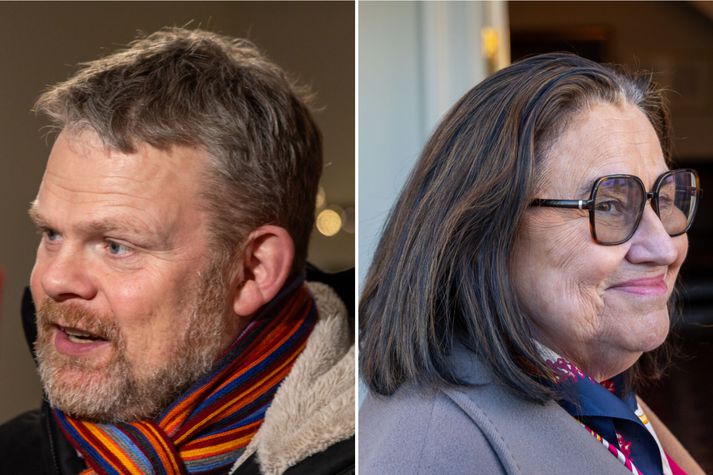 Magnús Þór og Inga Sæland.