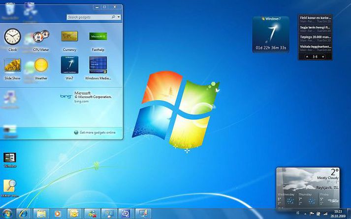 Tölvusérfræðingar segja útlit fyrir að breytt aðferðafræði Microsoft í þróun stýrikerfis skili sér á morgun loksins í stýrikerfi sem vinni vel, sé samhæft eldri tækni og laust við vandamál sem plagað hafa önnur stýrikerfi hugbúnaðarrisans.  Mynd/Skjáskot