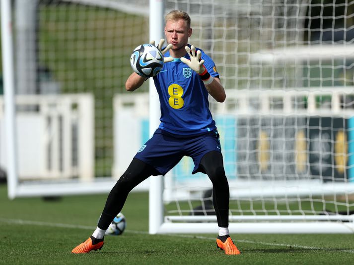 Aaron Ramsdale er á meðal þeirra sem tilnefndir eru sem markvörður ársins.