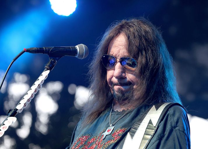 Ace Frehley á tónleikum í Cedar Park í Texas í  júlí 2023.