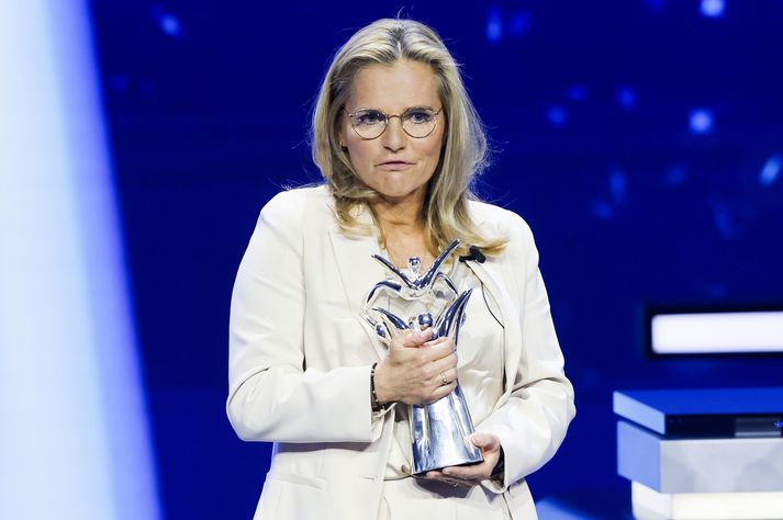Sarina Wiegman er besti þjálfari Evrópu að mati UEFA.