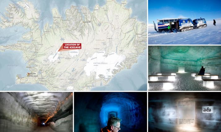 The length of the tunnel will be 600 meters and reaching 200 meters into the glacier.