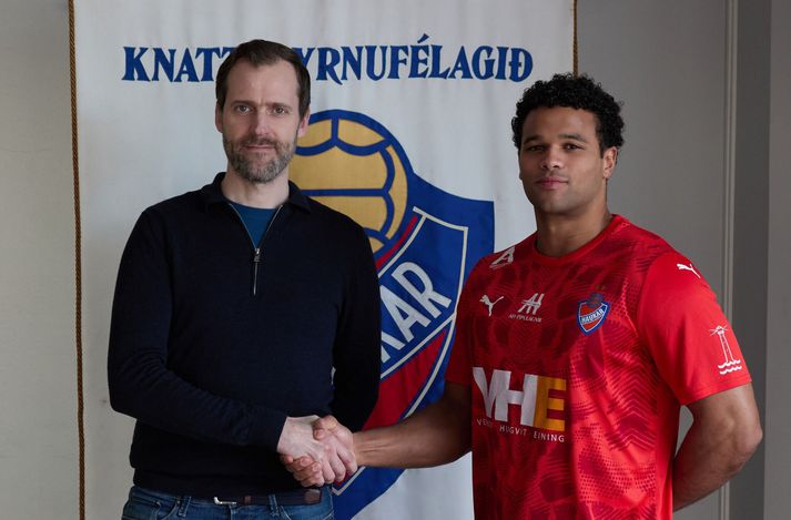 Sigurður Jefferson Guarino í Haukabúningnum.