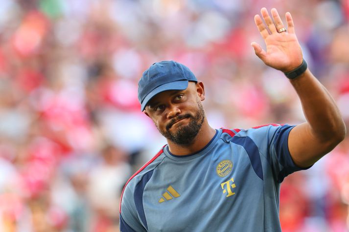 Vincent Kompany hefur verið aðalþjálfari Bayern München frá 2024 en þar áður stýrði hann Burnley á Englandi og Anderlecht í Belgíu.
