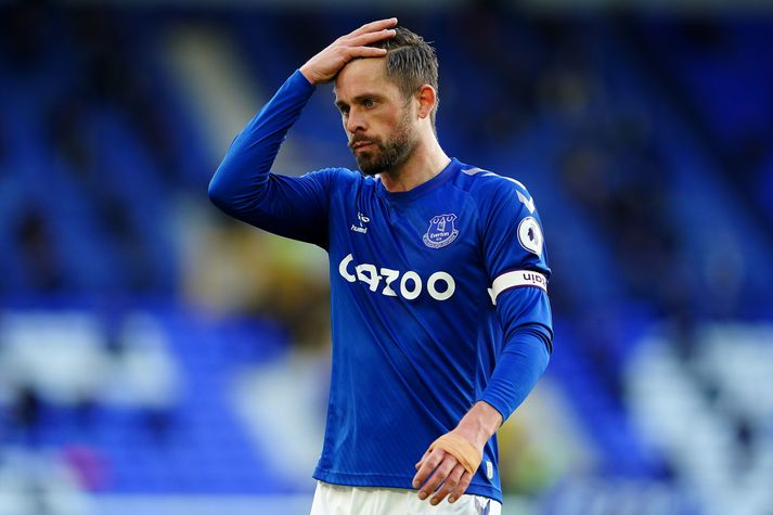 Gylfi Þór Sigurðsson var ekki á leikmannalista Everton í haust, enda er hann til rannsóknar fyrir kynferðisbrot gegn barni. Nú kemur í ljós að hann er ekki í Football Manager heldur. 