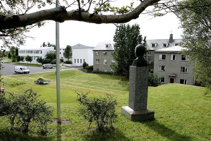 Eiðalækurinn annar ekki skólpinu frá hótelinu.