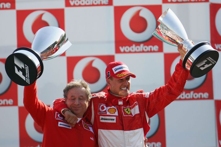 Jean Todt og Michael Schumacher fögnuðu mörgum sætum sigrum saman.