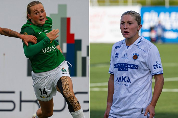 Hrafnhildur Ása og Taylor Marie HAmlett eru líklegastar til að verða markahæstar í Bestu deild kvenna.