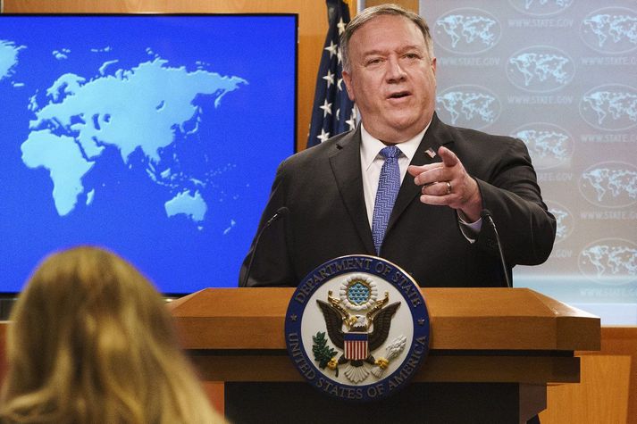 Mike Pompeo, fyrrverandi utanríkisráðherra Bandaríkjanna.