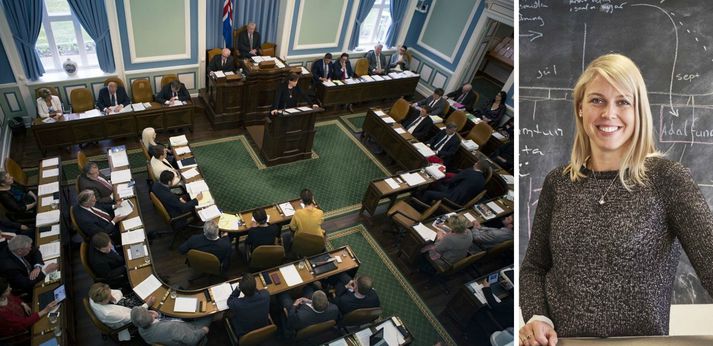 „ Píratar eru ekki tengdir neinum sérhagsmunahópum og vilja ekki vera það," segir Sigríður Bylgja.