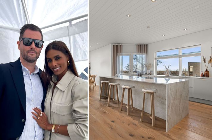 Parið festi kaup á húsinu fyrir um þremur árum.