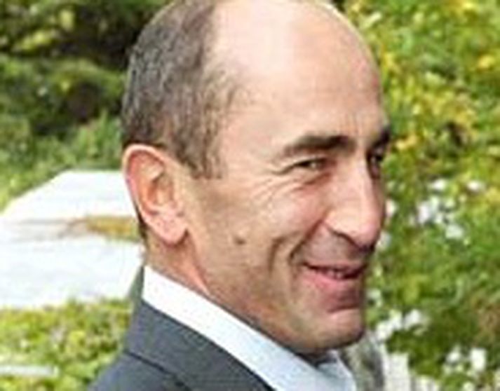 Robert Kocharian forseti Armeníu.
