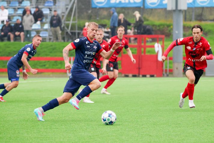 Ágúst á fleygiferð með Vestra í sumar