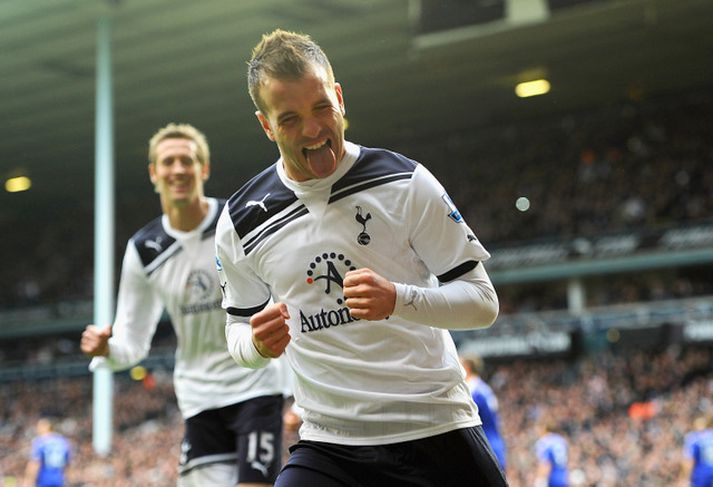 Rafael van der Vaart í leik með Tottenham.