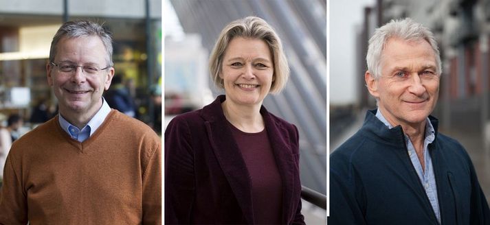 Jón Atli, Guðrún og Einar.