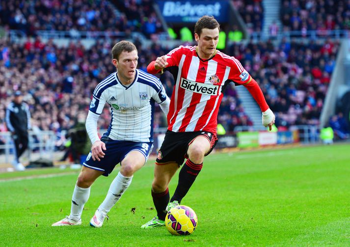 Adam Johnson í leik með Sunderland.