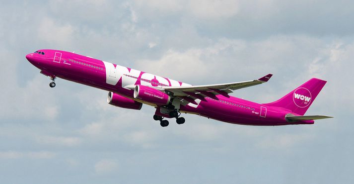 Vél WOW air.