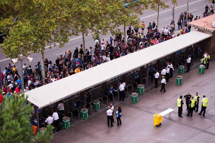 Engum áhorfendum hleypt inn á Nou Camp