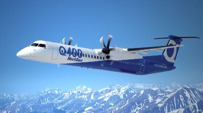 Lengsta gerðin af Dash 8, Q400, er með 78 sæti og flýgur á 660 kílómetra hraða.