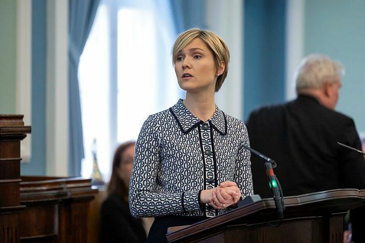 Kristrún Frostadóttir segir stöðu löggæslunnar, dómstóla og Landhelgisgæslunnar fara versnandi ár eftir ár