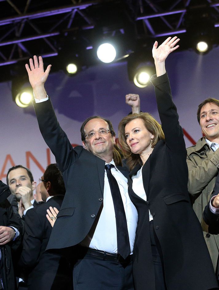 Francois Hollande og Valerier Trierweiler hafa verið saman síðan 2006.