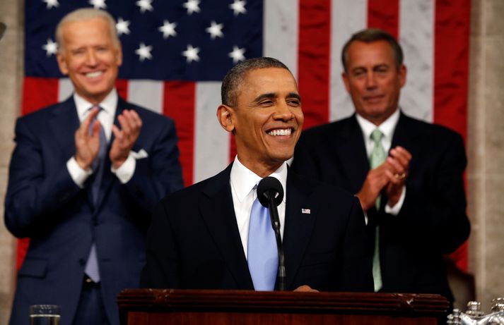 Barack Obama hefur verið í forsetastól frá því í ársbyrjun 2009.