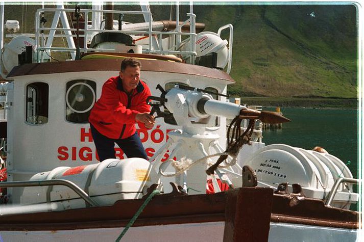 Konráð eggertsson Vertíðinni er að ljúka.