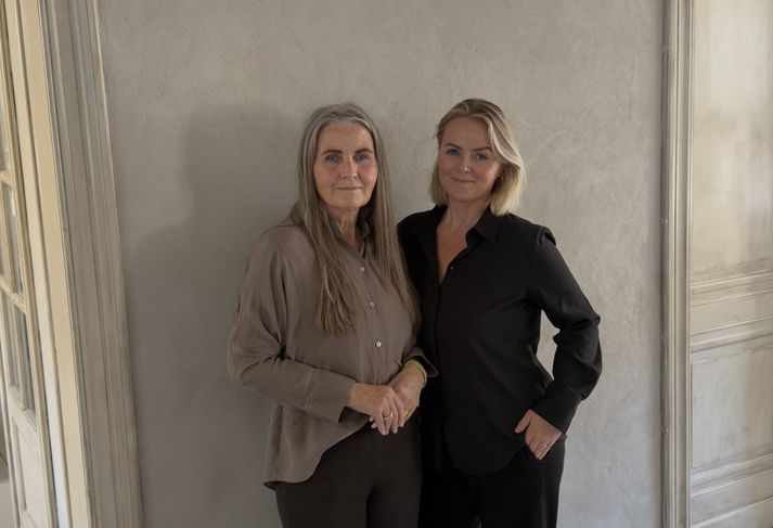 Mæðgurnar Auður Skúladóttir og Fanný Heiða Hjartardóttir eiga og reka saman Kalkliti. Þær munu taka á móti gestum í Slippfélaginu í Skútuvogi föstudaginn 9. október.