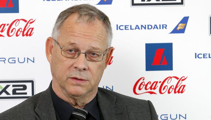 Lars Lagerbäck landsliðsþjálfari.