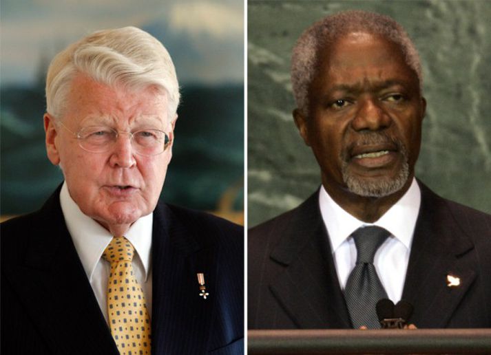Kofi Annan kemur til Íslands í boði Ólafs Ragnars Grímssonar forseta Íslands.