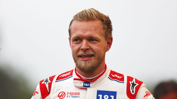 Hinn danski Kevin Magnussen verður á ráspól í Brasilíu.