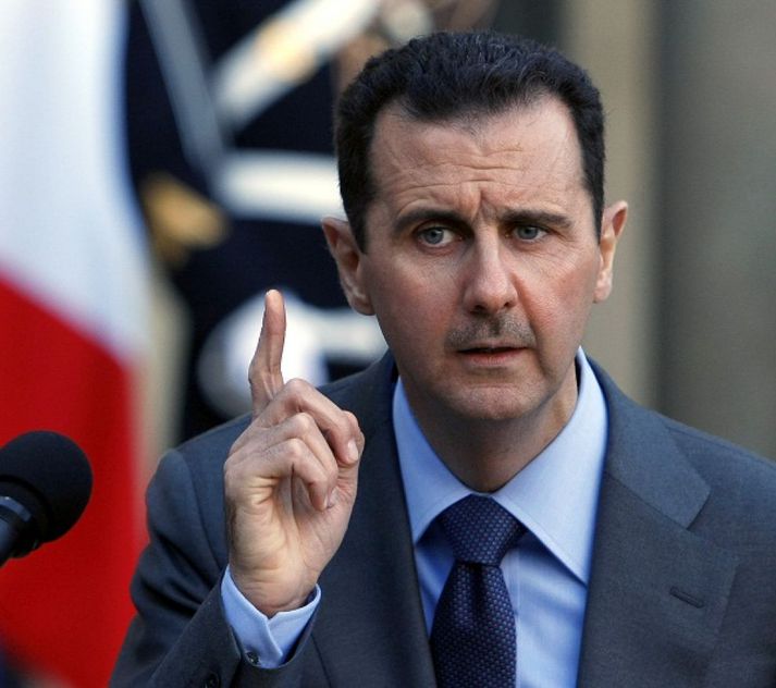 Bashar al-Assad Sýrlandsforseti var á Fox í gær.