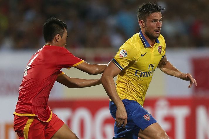 Olivier Giroud í leiknum í dag