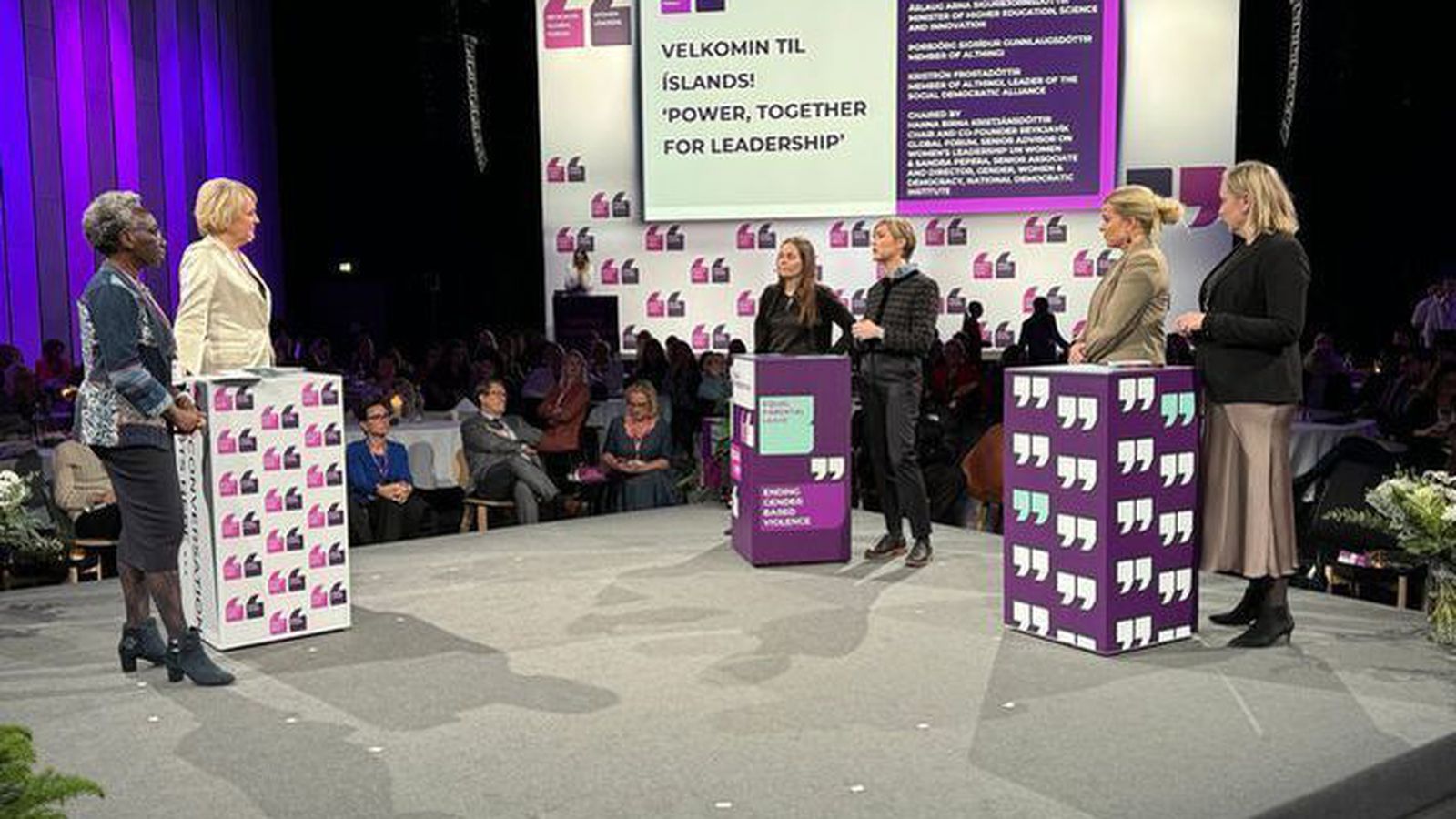 Bein út­sending: Heims­þing kven­leið­toga – seinni dagur