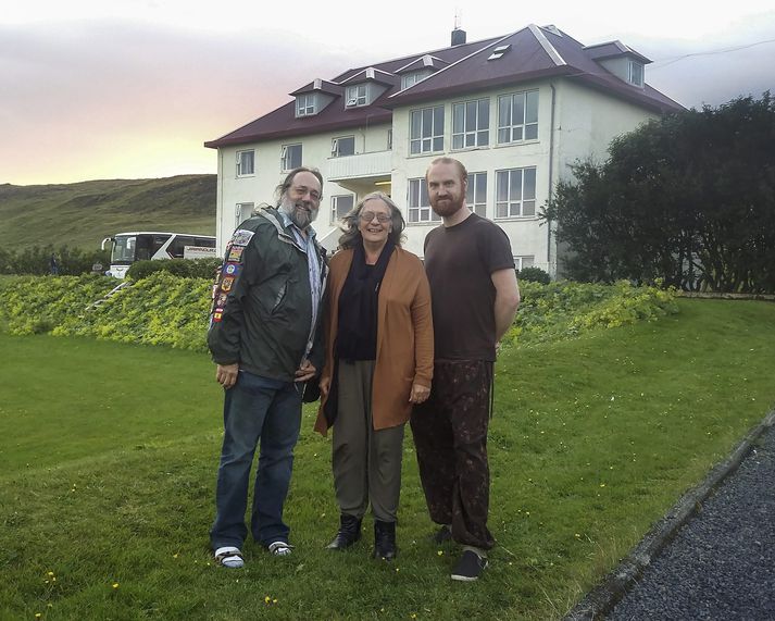 Þau eru lykilfólk á námskeiðinu, Albert Bates, Robyn Francis og Mörður Ottesen.