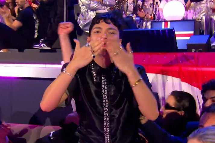 Hinn austurríski JJ, sem heitir réttu nafni Johannes Pietsch, sigraði Eurovision í ár fyrir hönd Austurríkis.