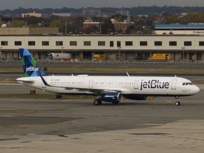 Flugfélagið JetBlue hafði ruglast á börnum.