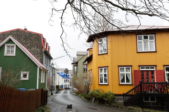 Frá grjótaþorpinu. 