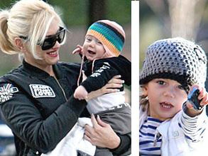 Gwen Stefani, Kingston og Zuma.