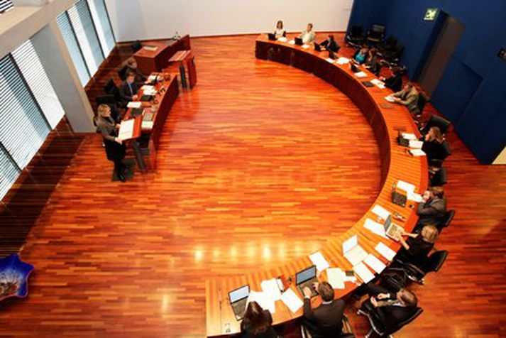 Tekist var á um fjármála Reykjavíkurborgar á fundi í gær. Mynd/ Vilhelm.