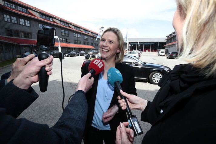 Sylvi Listhaug var ráðherra innflytjendamála í ríkisstjórn Ernu Solberg á árunum 2015 til 2018.