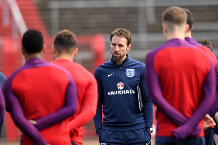 Gareth Southgate, þjálfari enska landsliðsins.