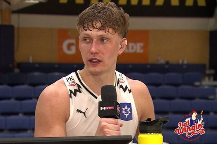Hilmar Smári Henningsson var Just Wingin' it maður leiksins í gærkvöld.
