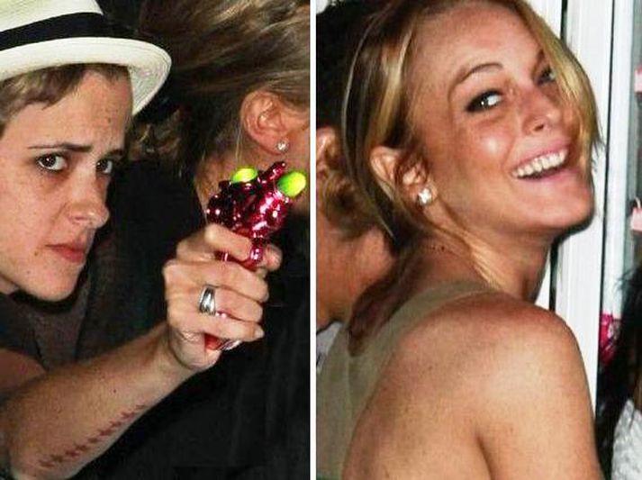 Samantha Ronson og Lindsay Lohan