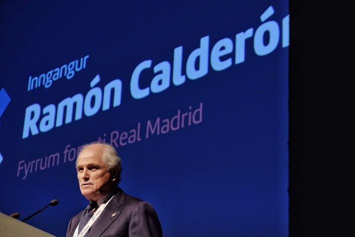 Ramón Calderón setti ráðstefnuna í dag.