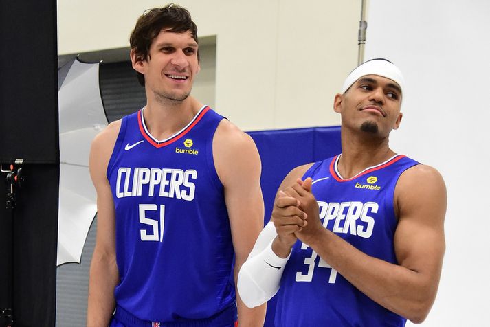 Boban Marjanovic og Tobias Harris spiluðu saman hjá Detoit Pistons og Los Angeles Clippers og nú fara þeir saman til Philadelphia 76ers.