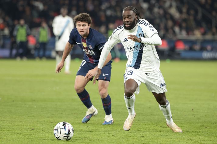 Jonathan Ikoné skoraði eina mark kvöldsins. Hér er hann í leik liðanna í upphafi árs.