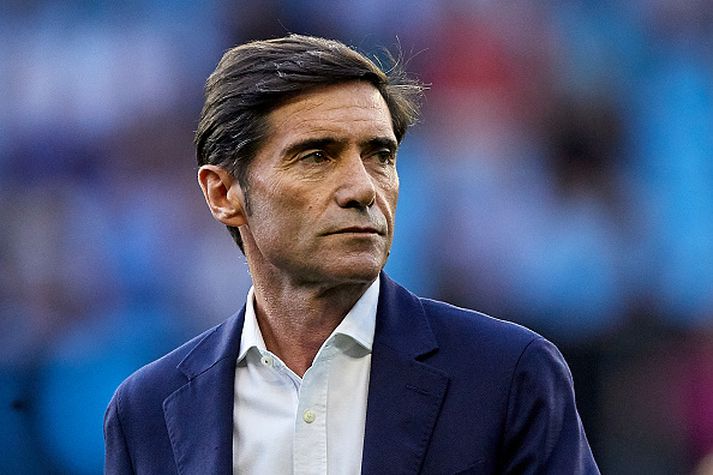 Marcelino, stjóri Valencia, er á óskalista Arsenal.