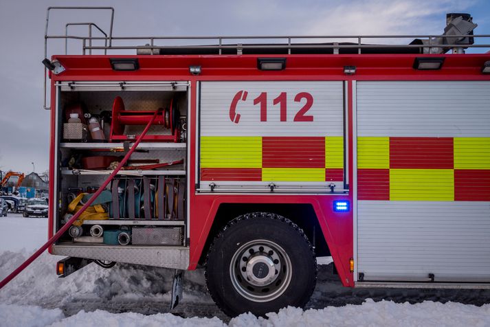 Slökkviliðið var kallað út klukkan hálf tvö í nótt. Mynd er úr safni.